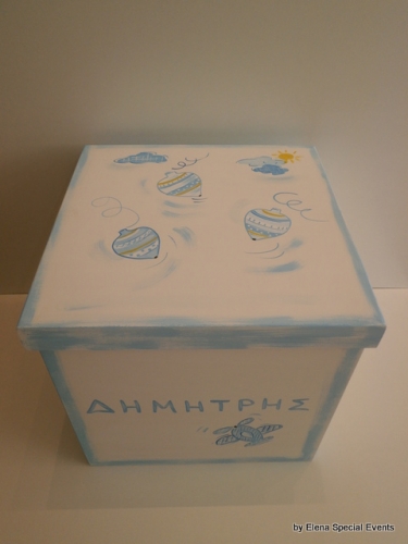 Χειροποίητα Ξύλινα Κουτιά Βάφτισης