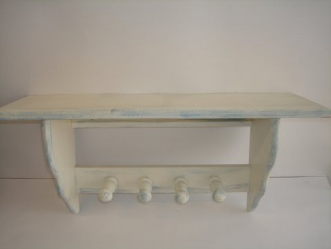 Hand Painted Wooden Hanger Hat Box