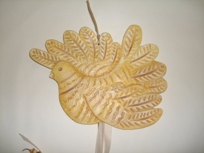 Χειροποίητη κεραμική φιγούρα «Περιστέρι».