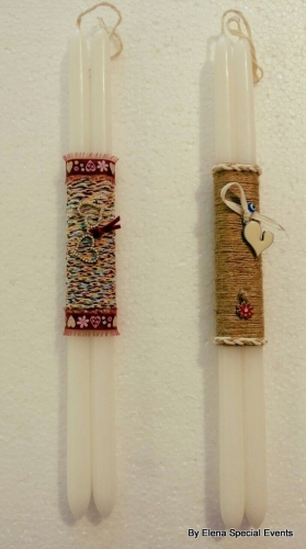 Χειροποίητες Πασχαλινές Λαμπάδες.