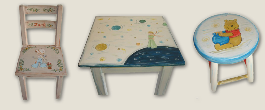 Hand Painted Kids Furniture