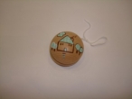 Hand-painted Wooden Yoyos for Christening Favors