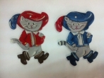 Hand-painted Wooden Themes for Wedding & Christening Favors