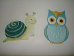 Hand-painted Wooden Themes for Wedding & Christening Favors