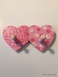 Hand-painted wooden hanger “3 hearts”.