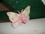 Hand-painted wooden hanger “butterfly”.